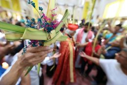 Domingo de Ramos en la Catedral de Managua