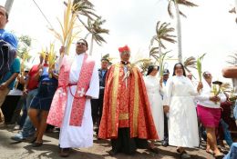 Domingo de Ramos en la Catedral de Managua