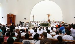 Misa Crismal en la Catedral de Managua