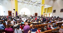 Misa Crismal en la Catedral de Managua