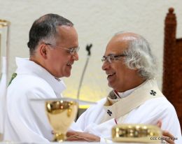 Misa Crismal en la Catedral de Managua