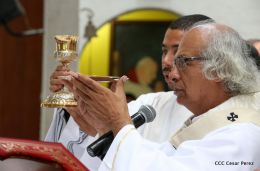 Misa Crismal en la Catedral de Managua