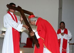 Celebran Liturgia de la Pasión y Muerte de Jesucristo