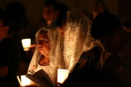 Vigilia Pascual en Catedral de Managua