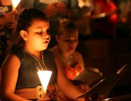 Vigilia Pascual en Catedral de Managua