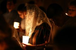 Vigilia Pascual en Catedral de Managua