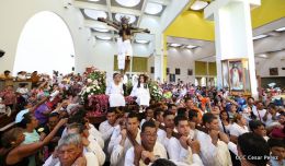 La Sangre de Cristo regresa a su morada en Catedral de Managua