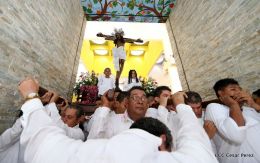 La Sangre de Cristo regresa a su morada en Catedral de Managua