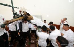 La Sangre de Cristo regresa a su morada en Catedral de Managua