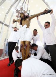La Sangre de Cristo regresa a su morada en Catedral de Managua