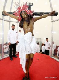 La Sangre de Cristo regresa a su morada en Catedral de Managua