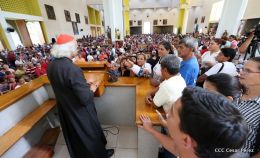 La Sangre de Cristo regresa a su morada en Catedral de Managua