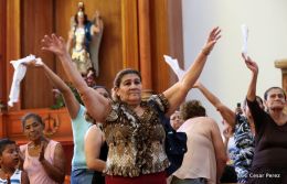 La Sangre de Cristo regresa a su morada en Catedral de Managua