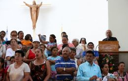 La Sangre de Cristo regresa a su morada en Catedral de Managua