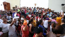 La Sangre de Cristo regresa a su morada en Catedral de Managua