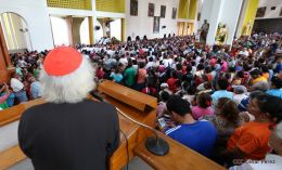 La Sangre de Cristo regresa a su morada en Catedral de Managua