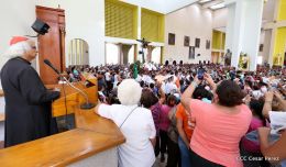 La Sangre de Cristo regresa a su morada en Catedral de Managua