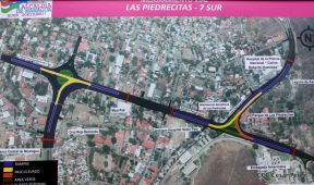 Así avanzan las obras de construcción del Paso a Desnivel Las Piedrecitas