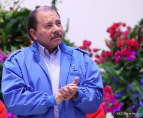 Daniel y Rosario presiden Homenaje al Comandante Tomás Borge Martínez