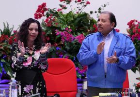 Daniel y Rosario presiden Homenaje al Comandante Tomás Borge Martínez