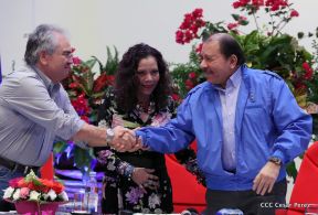 Daniel y Rosario presiden Homenaje al Comandante Tomás Borge Martínez