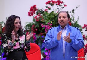 Daniel y Rosario presiden Homenaje al Comandante Tomás Borge Martínez