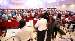 Daniel y Rosario presiden Homenaje al Comandante Tomás Borge Martínez