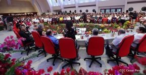 Daniel y Rosario presiden Homenaje al Comandante Tomás Borge Martínez