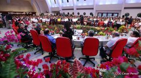 Daniel y Rosario presiden Homenaje al Comandante Tomás Borge Martínez