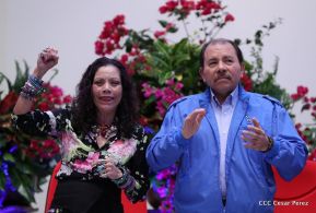 Daniel y Rosario presiden Homenaje al Comandante Tomás Borge Martínez