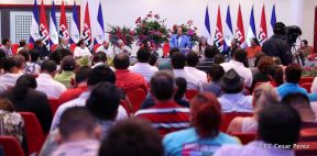 Daniel y Rosario presiden Homenaje al Comandante Tomás Borge Martínez