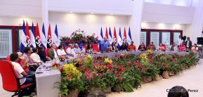 Daniel y Rosario presiden Homenaje al Comandante Tomás Borge Martínez