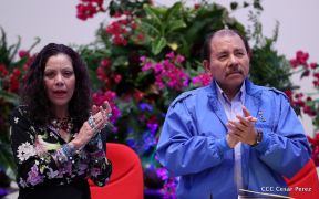 Daniel y Rosario presiden Homenaje al Comandante Tomás Borge Martínez