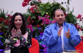 Daniel y Rosario presiden Homenaje al Comandante Tomás Borge Martínez