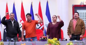 Daniel y Rosario presiden Homenaje al Comandante Tomás Borge Martínez