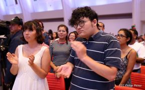 Daniel y Rosario presiden Homenaje al Comandante Tomás Borge Martínez