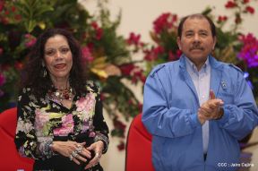 Daniel y Rosario presiden Homenaje al Comandante Tomás Borge Martínez