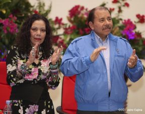 Daniel y Rosario presiden Homenaje al Comandante Tomás Borge Martínez