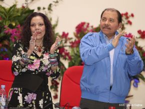 Daniel y Rosario presiden Homenaje al Comandante Tomás Borge Martínez