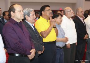 Daniel y Rosario presiden Homenaje al Comandante Tomás Borge Martínez