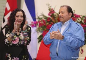 Daniel y Rosario presiden Homenaje al Comandante Tomás Borge Martínez