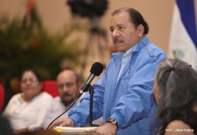 Daniel y Rosario presiden Homenaje al Comandante Tomás Borge Martínez