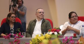 Daniel y Rosario presiden Homenaje al Comandante Tomás Borge Martínez