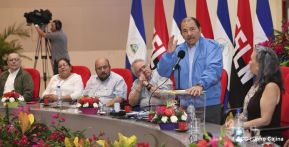 Daniel y Rosario presiden Homenaje al Comandante Tomás Borge Martínez