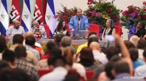 Daniel y Rosario presiden Homenaje al Comandante Tomás Borge Martínez