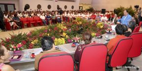 Daniel y Rosario presiden Homenaje al Comandante Tomás Borge Martínez