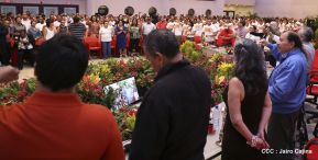 Daniel y Rosario presiden Homenaje al Comandante Tomás Borge Martínez