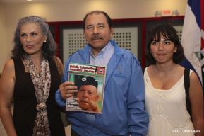 Daniel y Rosario presiden Homenaje al Comandante Tomás Borge Martínez