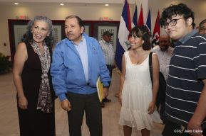 Daniel y Rosario presiden Homenaje al Comandante Tomás Borge Martínez