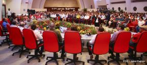 Daniel y Rosario presiden Homenaje al Comandante Tomás Borge Martínez